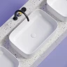 Раковина-чаша Ceramicanova Element 61 CN6053 Белая глянцевая фарфор накладная