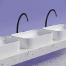 Раковина-чаша Ceramicanova Element 61 CN6053 Белая глянцевая фарфор накладная