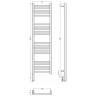 Электрический полотенцесушитель Сунержа Богема 3.0 прямая 1200x300 L 00-5804-1230 Хром нержавеющая сталь