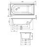 Акриловая ванна AM.PM Spirit 150x70 без гидромассажа
