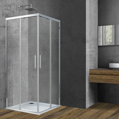Душевой уголок Vincea Soft 90x90 VSS-3SO900CL профиль Хром стекло прозрачное