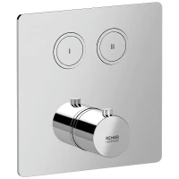 Смеситель для душа Remer X Style X99QD2KB с термостатом цвет Хром