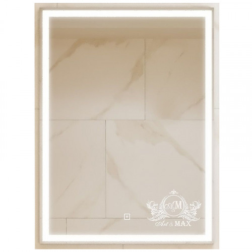 Зеркало Art&amp;Max Monza AM-Mon-600-800-DS-F с подсветкой с сенсорным выключателем стекло