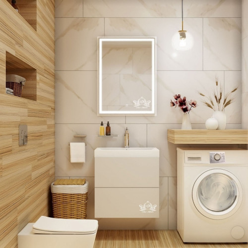 Зеркало Art&amp;Max Monza AM-Mon-600-800-DS-F с подсветкой с сенсорным выключателем стекло