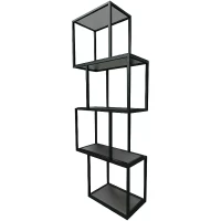 Полка 1MarKa Grunge Loft Chain У97508 Графит матовый МДФ / ЛДСП