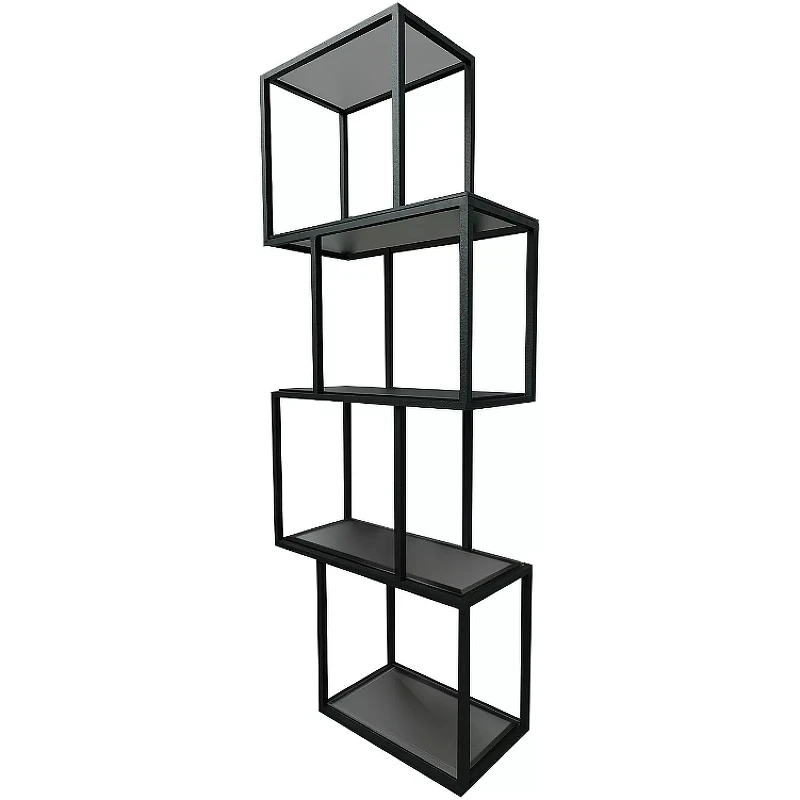Полка 1MarKa Grunge Loft Chain У97508 Графит матовый МДФ / ЛДСП