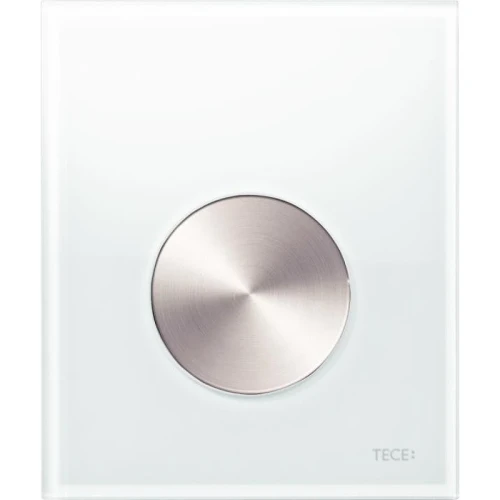 Кнопка смыва для инсталляции Tece Loop Urinal Glass 9242661 Белая Нержавеющая сталь