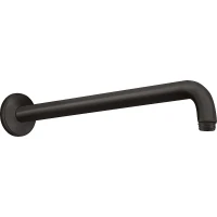 Кронштейн для верхнего душа Hansgrohe 27413670 Черный матовый латунь на стену