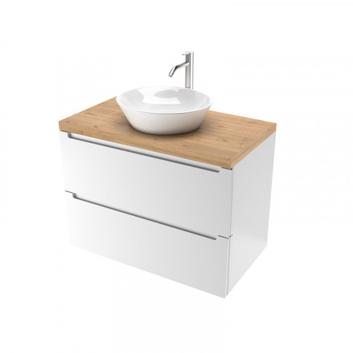 Тумба под раковину ЗОВ Дион 100 D100BM подвесная цвет Белый матовый