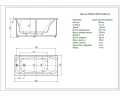 Акриловая ванна Aquatek Альфа 150х70 ALF150-0000107 цвет Белый без панелей, каркаса и слив-перелива