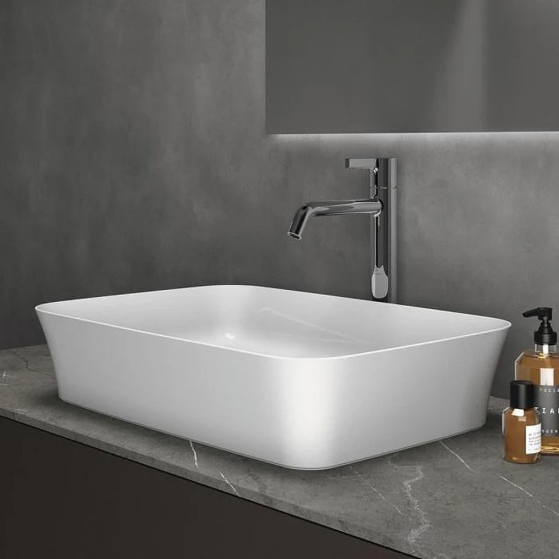Раковина накладная Ideal Standard Ipalyss 55 E207601 цвет Белый