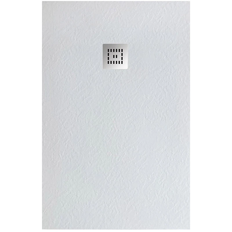 Душевой поддон из искусственного камня BelBagno Uno 100x80 TRAY-MR-UNO-AH-100/80-35-W Белый