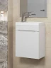 Тумба с раковиной Uperwood Tanos 40 KTanos40W подвесная цвет Белый матовый