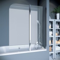Шторка на ванну Koller Pool Waterfall Line 115 QP95 R профиль Хром стекло рифленое