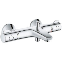 Смеситель для ванны Grohe Grohtherm 800 34567000 с термостатом Хром латунь на стену