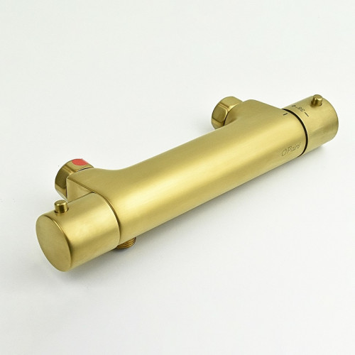 Смеситель для душа Paini Cox 78PJ511TH с термостатом Золото матовое