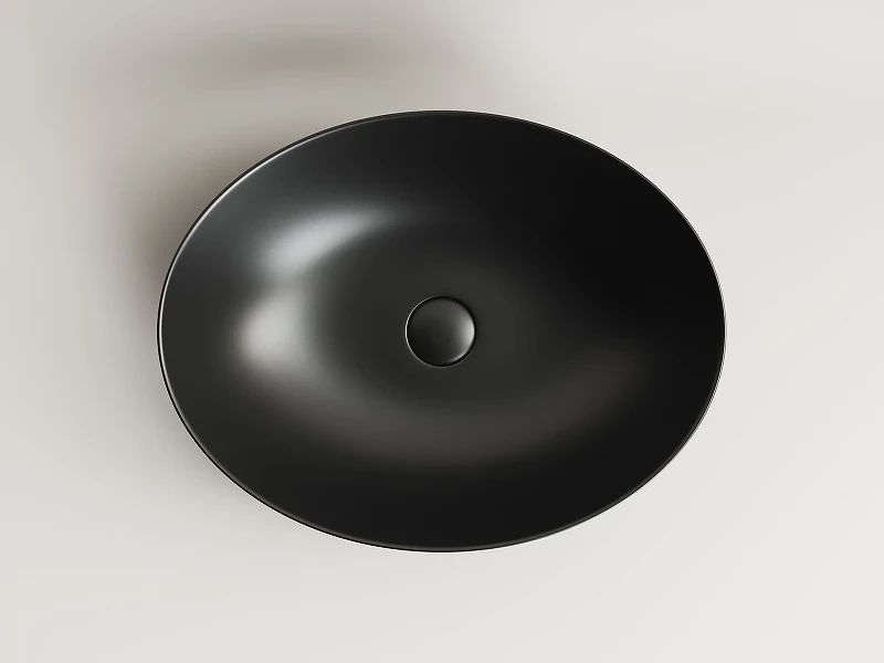 Раковина-чаша Ceramicanova Element 52 CN6017MB Черная матовая фарфор накладная