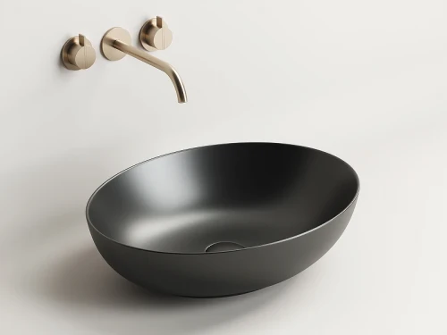 Раковина-чаша Ceramicanova Element 52 CN6017MB Черная матовая фарфор накладная
