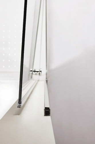 Душевая дверь Cezares Eco 60 ECO-O-B-1-60-P-Cr профиль Хром стекло рифленое