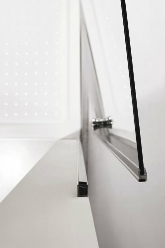 Душевая дверь Cezares Eco 60 ECO-O-B-1-60-P-Cr профиль Хром стекло рифленое