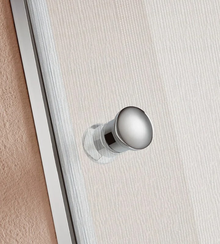 Душевая дверь Cezares Eco 60 ECO-O-B-1-60-P-Cr профиль Хром стекло рифленое