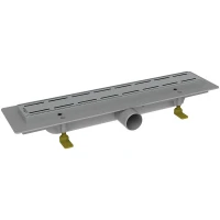 Душевой лоток Paini Line 550 CH550L с решеткой Хром глянец