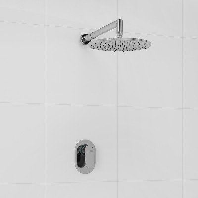Душевая система WasserKRAFT A12030 Хром латунь на стену
