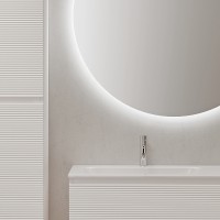 Тумба под раковину Sancos Folk 100 L FL100LW подвесная Bianco МДФ / ЛДСП