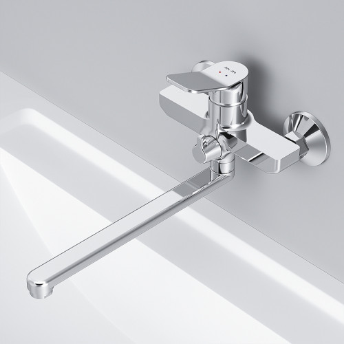 Смеситель для ванны AM.PM X-Joy F85A90000 универсальный Хром латунь на стену