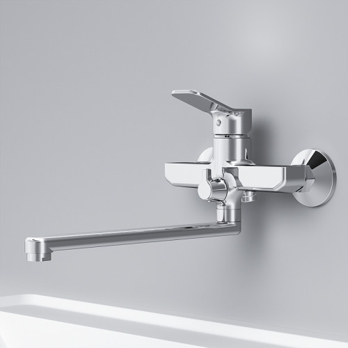 Смеситель для ванны AM.PM X-Joy F85A90000 универсальный Хром латунь на стену