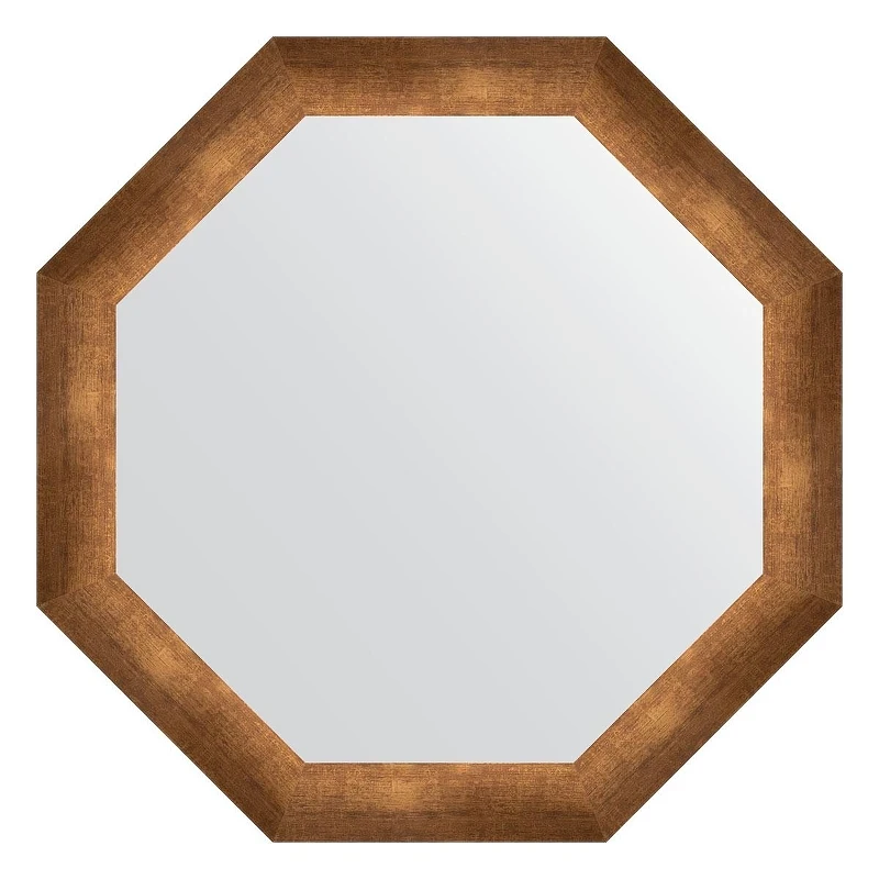 Зеркало Evoform Octagon 67х67 BY 3996 в багетной раме - Состаренная бронза 66