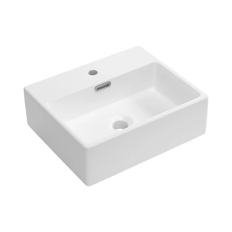 Раковина накладная Wellsee Graceful Pro 43 150901000 цвет Белый глянцевый