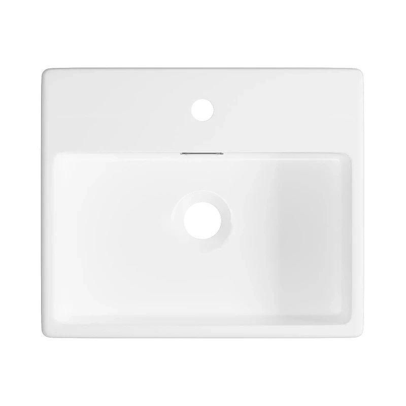 Раковина накладная Wellsee Graceful Pro 43 150901000 цвет Белый глянцевый