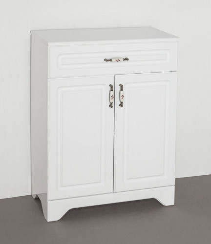 Тумба Style Line Олеандр 2 Люкс 60 ЛС-00000347 Белая МДФ / ЛДСП