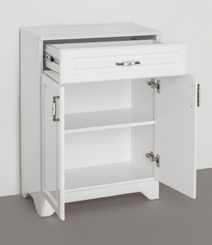 Тумба Style Line Олеандр 2 Люкс 60 ЛС-00000347 Белая МДФ / ЛДСП