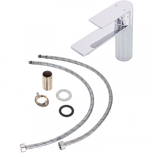 Смеситель для раковины Orange Berni M09-021cr Хром латунь