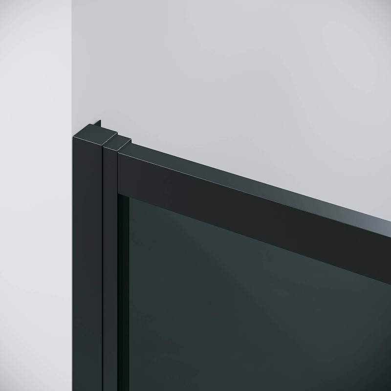 Душевая стенка Grossman Cosmo 100 200.K33.02.100.21.10 профиль Черный матовый стекло тонированное