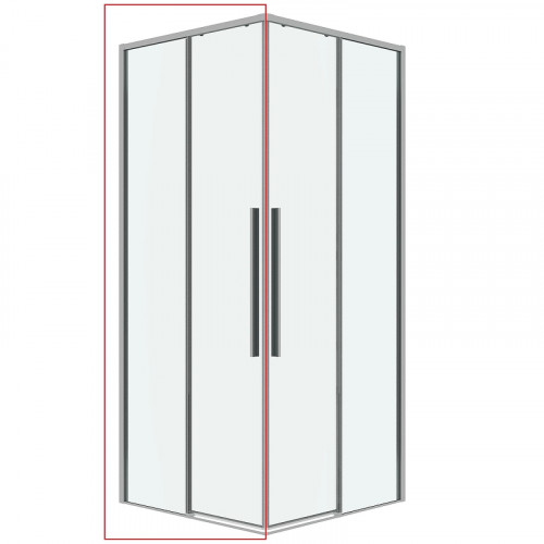 Душевая дверь Grossman Galaxy 110 1/2.K33.01.11.10.00 профиль Хром стекло прозрачное