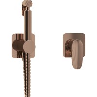 Гигиенический душ со смесителем WasserKRAFT Asphe A7751.290.292.335 Розовое золото латунь встраиваемый