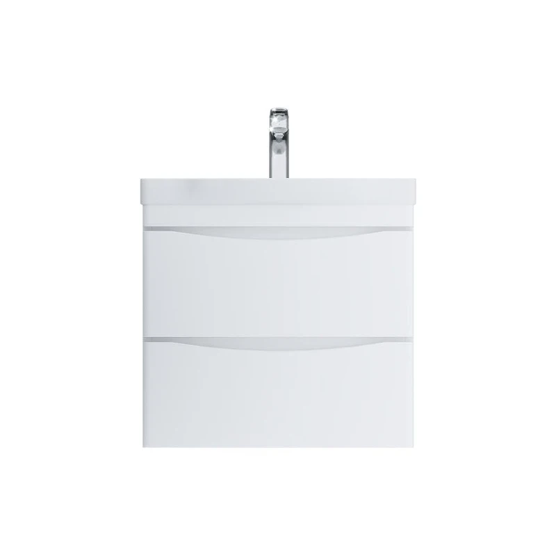 Тумба с раковиной AM.PM Like 65 M80-FHX0652-WC0652 подвесная цвет Белый глянец