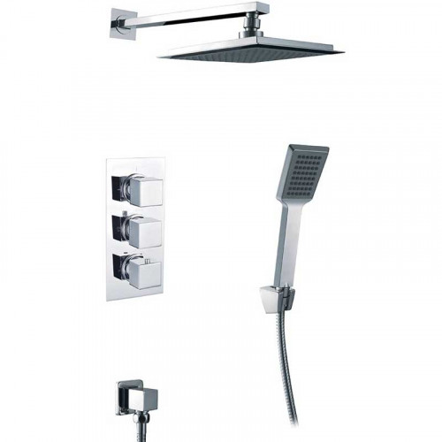 Душевая система Timo Tetra-Thermo SX-0179/00 с термостатом Хром латунь встраиваемый