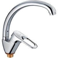 Смеситель для кухни Frap H04 F4104-2 Хром латунь