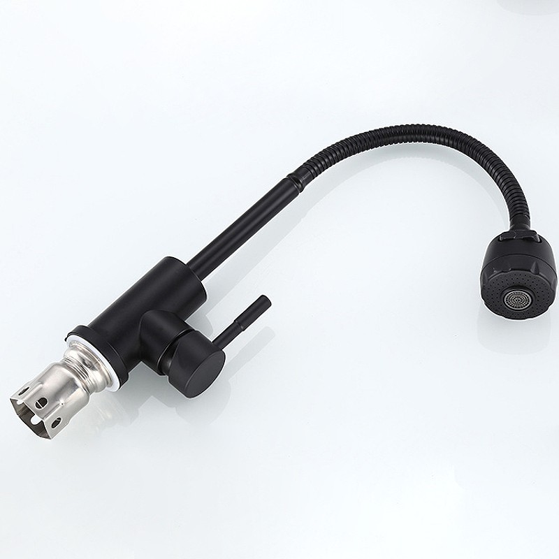 Смеситель для кухни Frap F40993-6 Черный матовый нержавеющая сталь