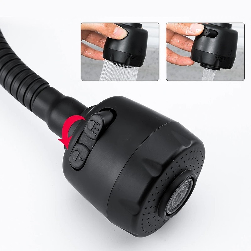 Смеситель для кухни Frap F40993-6 Черный матовый нержавеющая сталь