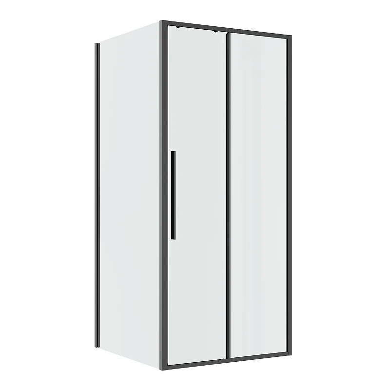 Душевой уголок Niagara Nova 90х80 NG-34-9AGR-A80GR-34 профиль Графит матовый стекло прозрачное