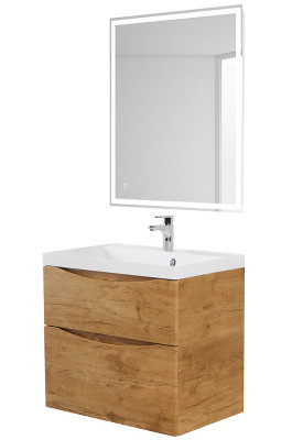 Тумба под раковину BelBagno Marino 70 MARINO-700-2C-SO-RN-P подвесная Rovere Nature МДФ / ЛДСП