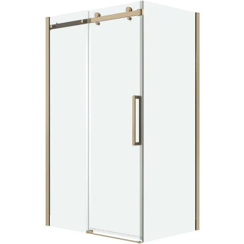 Душевой уголок Grossman Classic 110х90 120.K33.04.1190.32.00 профиль Золото сатин стекло прозрачное