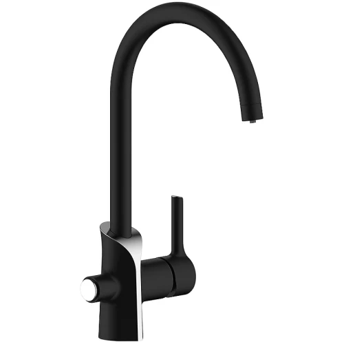 Смеситель для кухни Gappo G03-6 G4303-6 Черный матовый Хром латунь