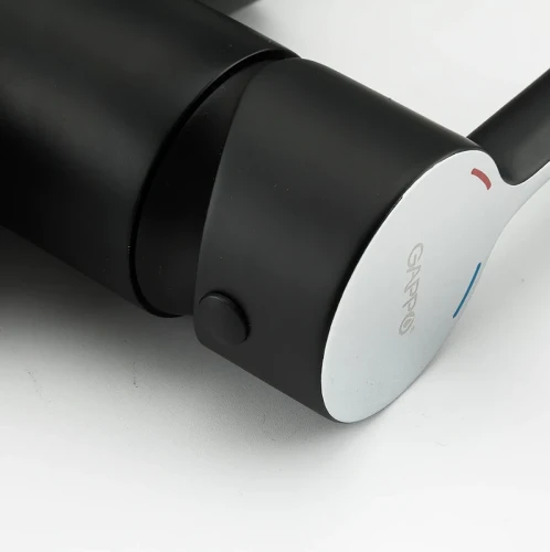 Смеситель для кухни Gappo G03-6 G4303-6 Черный матовый Хром латунь
