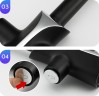 Смеситель для кухни Gappo G03-6 G4303-6 Черный матовый Хром латунь